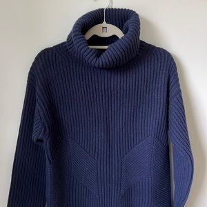 Thakoon - Chunky Turtleneck Sweater - Navy - XS